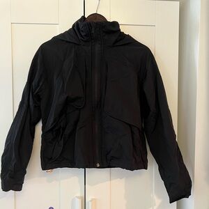 Black lululemon rain jacket